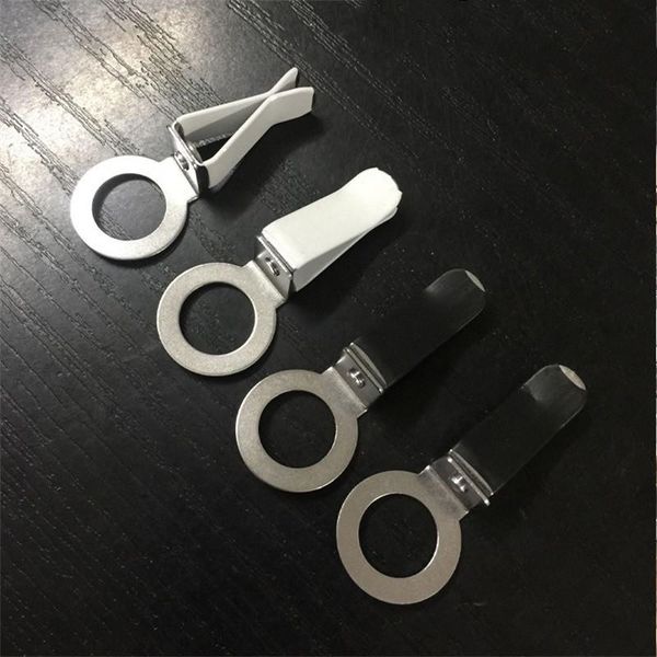 Auto Outlet Clips Tool Circular Hole 14.5mm Metal White Black Automotive Perfume Clip Decorative Car Vents Clamps Accessories Air Conditione