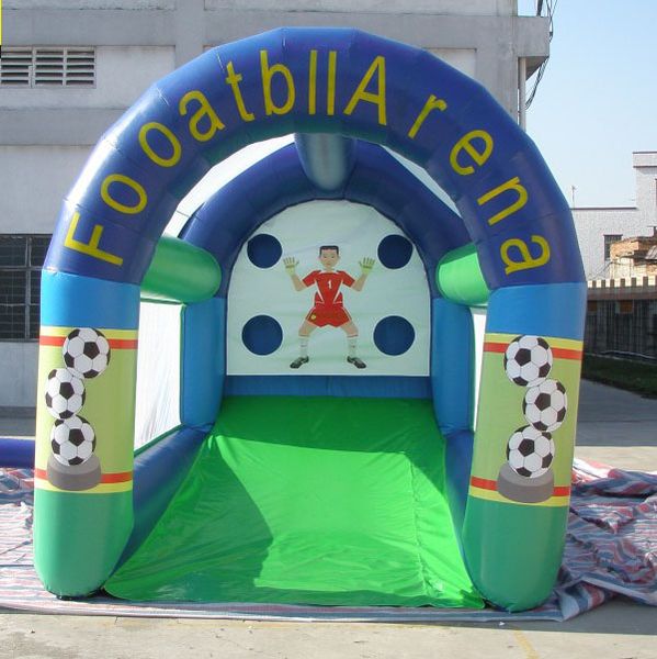 Customized outdoor games inflatable soccer kick game pop up baseball football goal Penalty Target Shootout Goal Equipment
