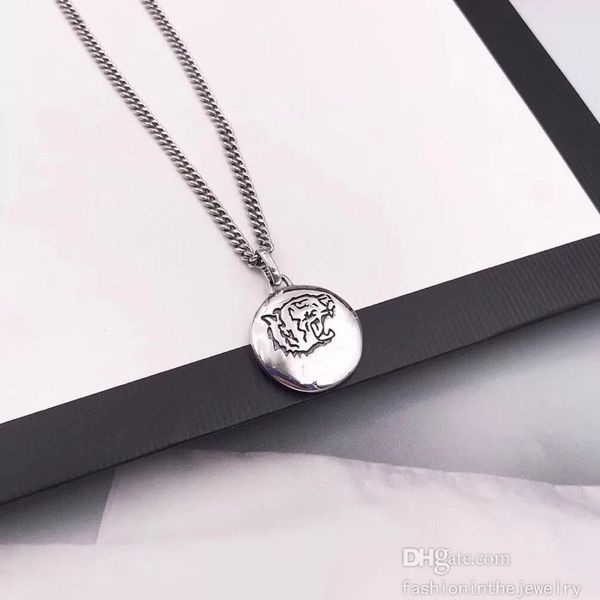 Fashion Necklace Designer Jewelry Luxury Pendants wedding gift flower bird tiger heart pendant circle necklace for women white gold choker c
