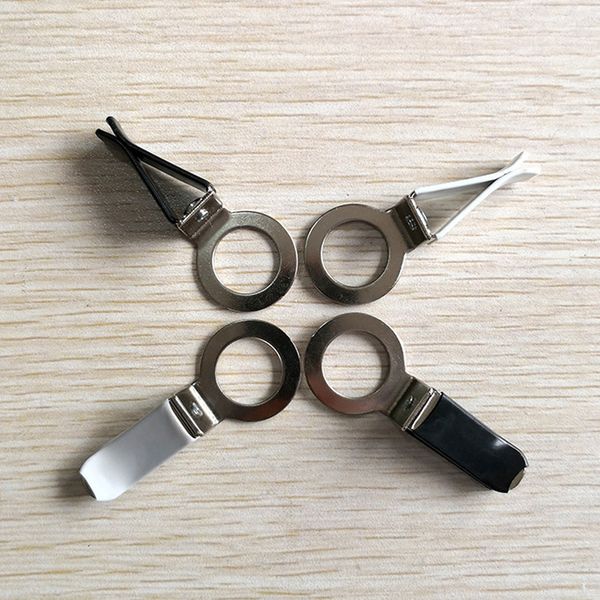Auto Outlet Clip Tool Circular Hole 14.5mm Metal 360D Rotatable Perfume Decorative Clamps Accessories Car Air Freshener Vent Clip Bottle Con