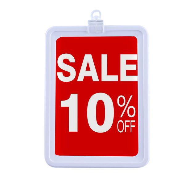 SALE 40% OFF A6 Poster Promotion Advertising Sign Price Tag Paper Supermarket Store Ceiling Shelf Desk Counter Table Top Banner