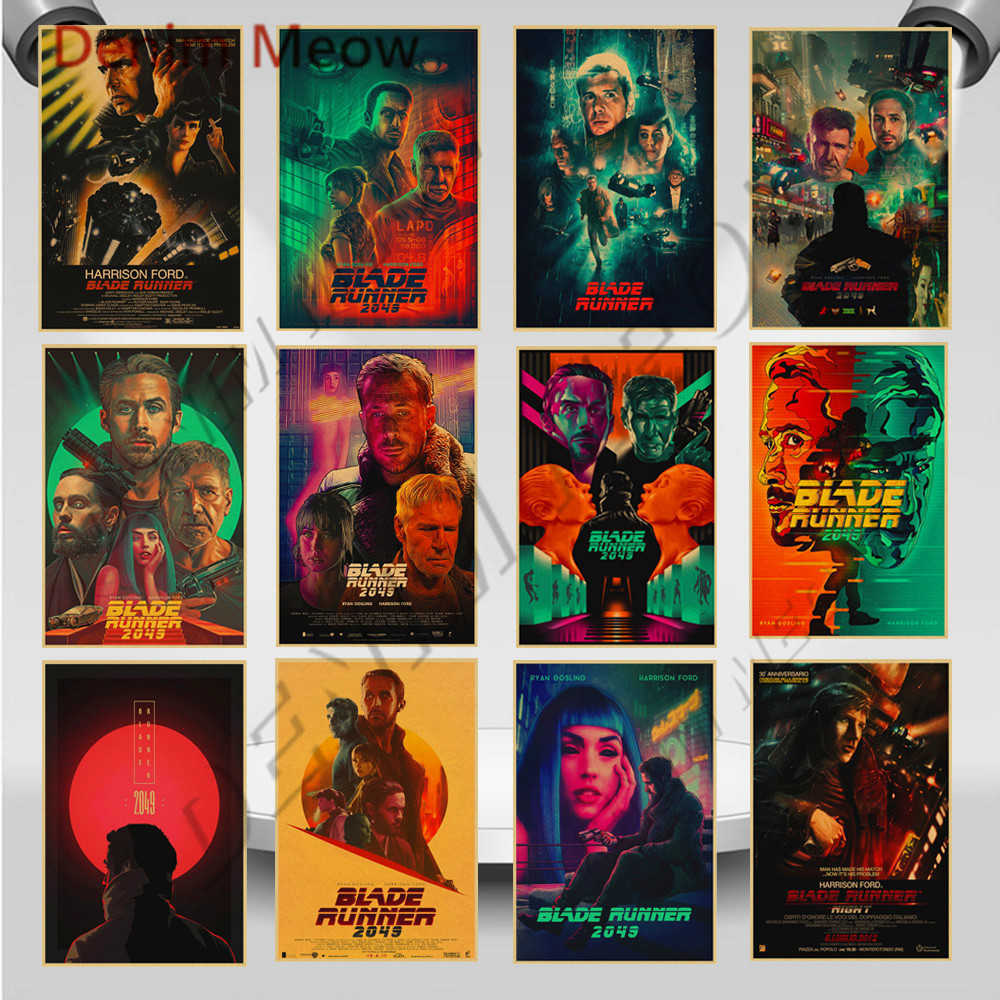 Blade Runner 2049 American Movie Vintage Metal Signs Wall Art Poster Club Pub Shabby Chic Plates Painting Craft Home Decor