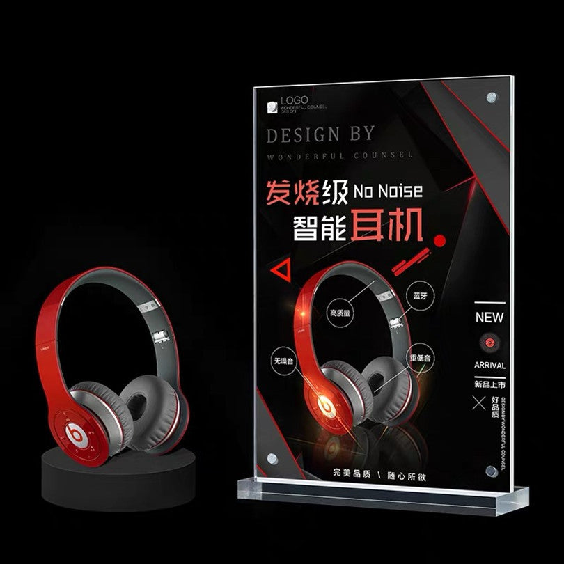 A4 210*297mm Acrylic Magnetic Sign Holder Display Stand Frame For Poster Picture Paper Menu Advertising Display