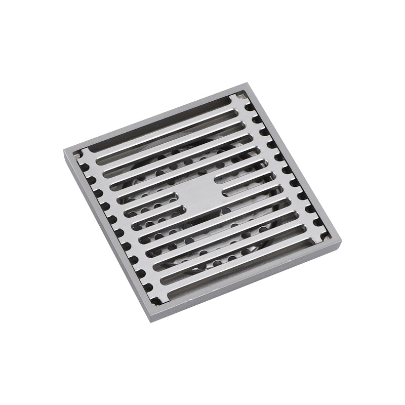 Electroplating copper deodorant drains bathroom toilet deep water seal insect-proof shower room square floor drain wholesale
