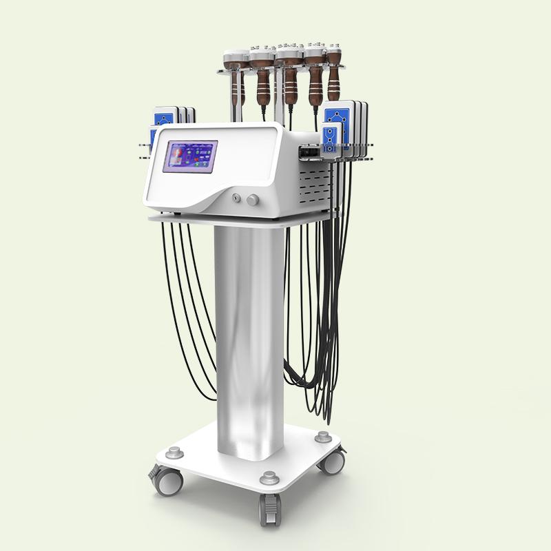 spa use portable cavitation machine body slimming vacuum massage therapy vacuum radio frequency lipo laser equipment