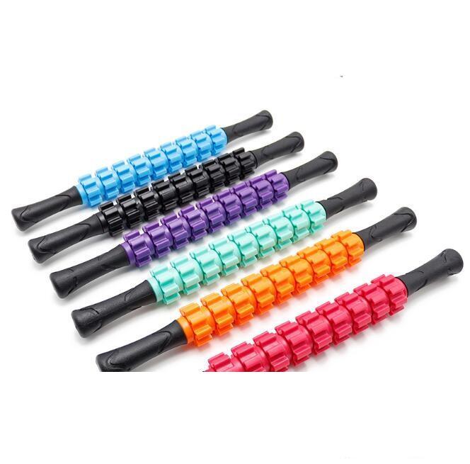 Portable Outdoor Fitness Equipment Hot Travel Massager Roller Stick Trigger Point Sports Muscle Full Body Massage Tool Muscle Roller Stick