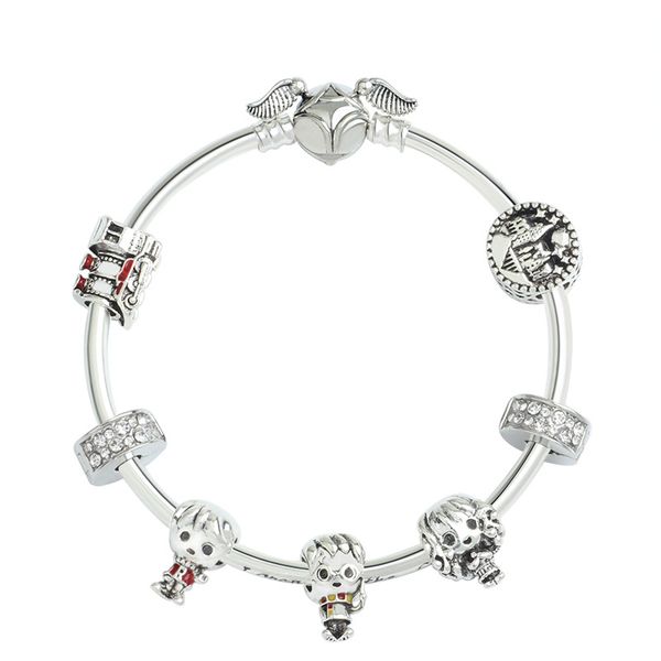 Link, Chain Party Games cartoon character series bracelet Three protagonists beaded bracelet, Train Magic Academy big hole