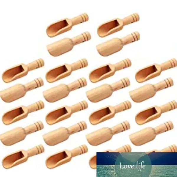 24Pcs Mini Wooden Spoons,Mini Bamboo Spoons for Bath Salts, Tea Scoop, Washing Powder ,Wooden Candy
