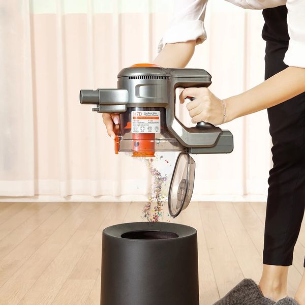 FreeShipping Handheld Vacuum Cleaner 21000Pa Strong Suction Power Hand Stick Cordless Stick Aspirator 1.2L Big Dustbin