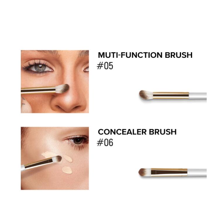 Makeup Brushes Set Eyeshadow Concealer maquillaje Brush 4-6-10 Pcs Eyebrow Highlighter Tools Make Up Kit Cosmetics