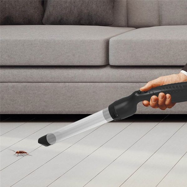 Household Electronic Tube Insect Catcher Vacuum Pipe Traps Flies Mosquito Cockroach Portable Worms Pest Repeller