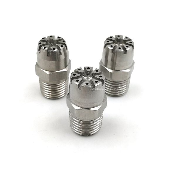 YS metal Stainless Steel 8 Holes Round Jet Air Washer Spray Nozzle Blowing Air Knife