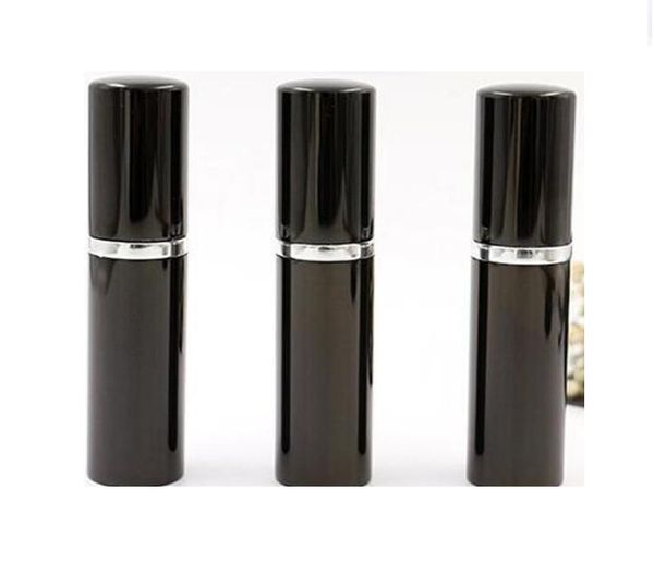 Refill Bottle Black color 5ml 10ml Mini Portable Refillable Perfume Atomizer Spray Bottles Empty Bottles Cosmetic Containers