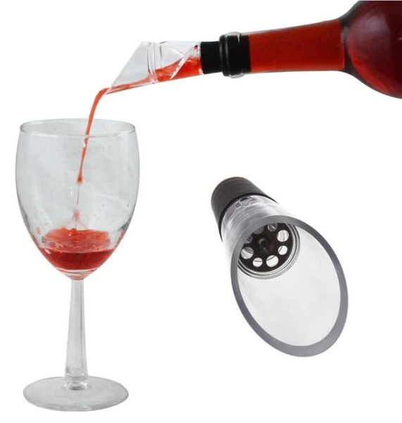 Magic Wine Decanter Red Wine Aerating Pourer Spout Decanter Wine Aerator Quick Aerating Pouring Tool Pump Portable Filter