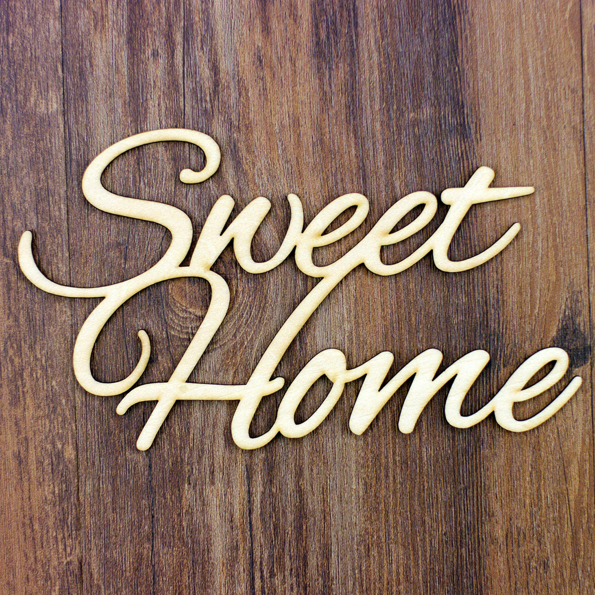 6PCS-SET Sweet Home Wooden Wedding party Home Decoration Accessories DIY scrapbooking Nature Wood Crafts by handmade