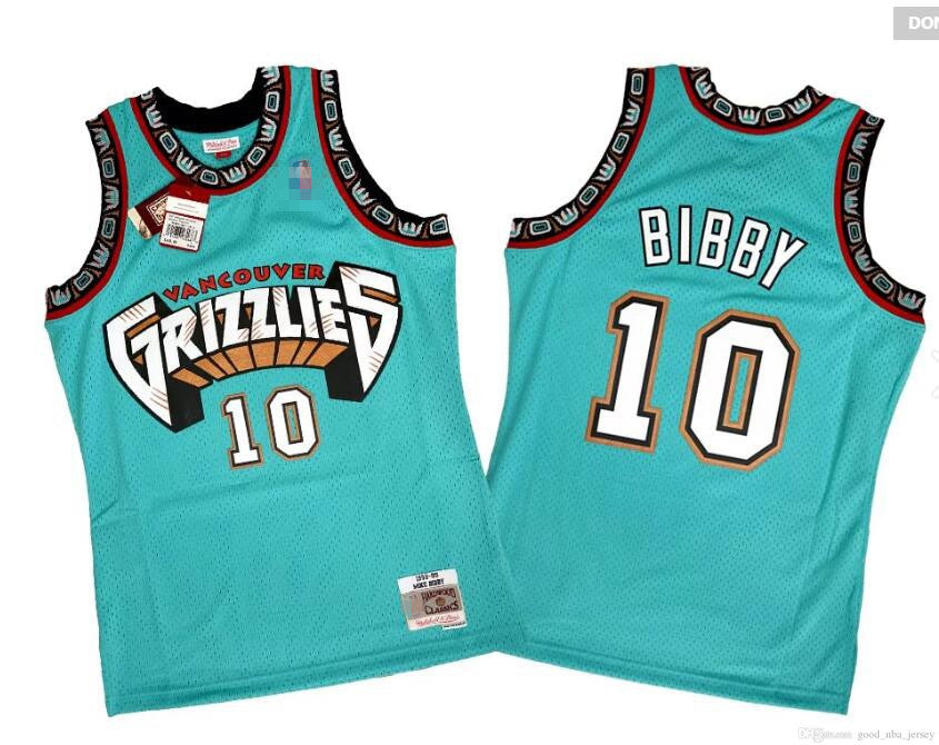 Men Mitchell & Ness&#13;Vancouver&#13;Grizzlies Road 1998-99 Mike Bibby 1998-1999 Swingman Road Jersey