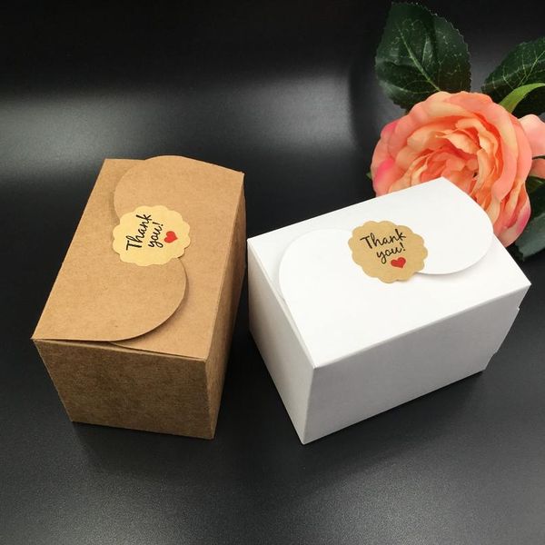 30pcs-lot Natural Kraft Paper Cake Box party Gift Packing Box cookie-candy-nuts Box-diy Packing Box high Quality 90x60x60mm 3 jllGPP