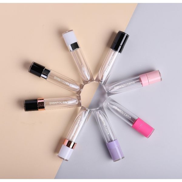 Packaging Bottles 6ml Cosmetic Pink Purple White Black Clear Empty Lipgloss Tubes Lip Gloss T jllWhb bdebag