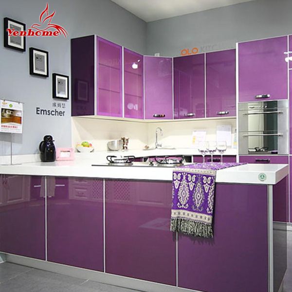 DIY Contact Paper PVC Waterproof Self Adhesive Wallpaper Wardrobe Kitchen Cabinet Furniture Renovation Vinyl Wall Stickers Decor LJ201128