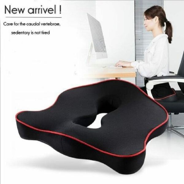 Premium Memory Foam Seat Cushion Coccyx Orthopedic Car Office Chair Cushion Pad Back Pain Relief 201123