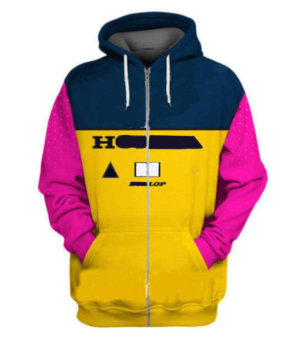 The new cycling sweater spring and autumn motorcycle racing jersey men&#039;s outdoor sports warm and comfortable pullover hoodie can be customiz