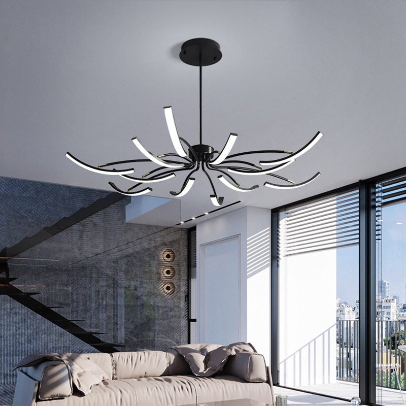 Modern Living Room Chandeliers Nordic Led Modeling Lamp Bedroom Dining Chandelier Lighting New Net Red Lighting Household Pendant Lamps