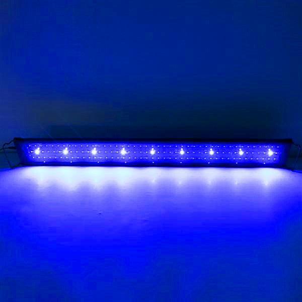 Hot sale 20W 129LED Full Spectrum Water Grass Lamp 35.43inch Black US Standard ZC001221 (Suitable For 35.43-43.3inch Long Aquarium)