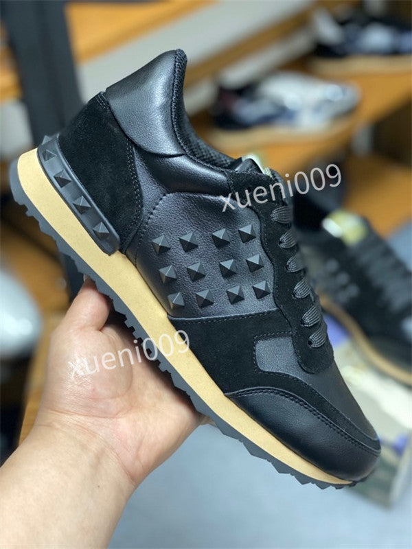 THE White gold Skateboarding shoe fashion Platform Sports Sneakers mens Trainers xg200401