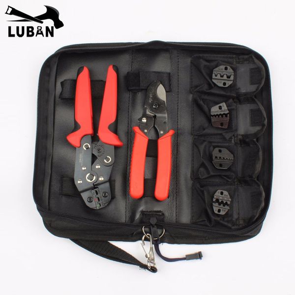 Crimping Tool Set-kit DN-K02C with cable cutter,crimping plier replaceable crimping die sets-jaws,terminal hand tools,crimpers Y200321
