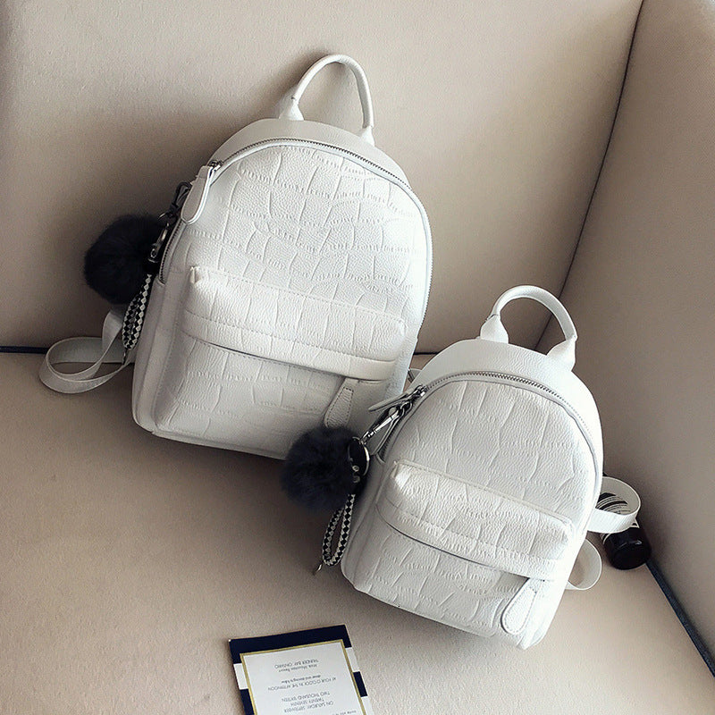 Mini Backpacks Women PU Leather Cute Small Backpack Female White Back Pack Black Backpacks For Teen Girls Fashion Bagpack Woman C1023
