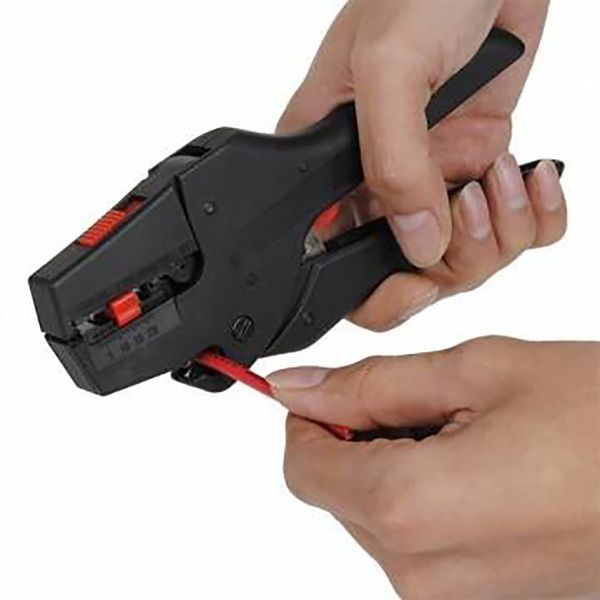 Self-Adjusting Wire Striper Cutter Stripper Crimper Pliers Crimping Terminal Hand Tool Cutting and Stripping Wire Multitool Y200321