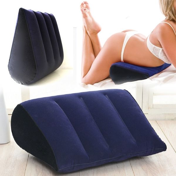 New Arrival 45 *16 * 36cm Inflatable Aid Wedge Durable Pillow Love Position Cushion Couple Comfortable Soft Furniture 201026