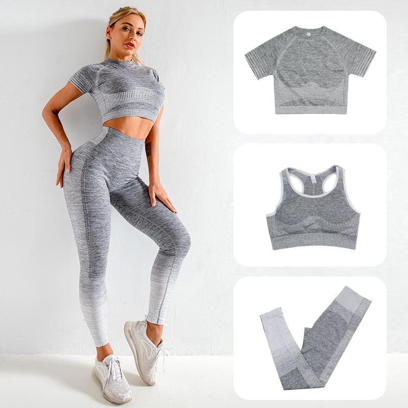 tracksuits womens yoga suit pant Fitness gym wear suit Leggings 3PCS outdoor outfits Sportswear Bra shirts for woman Yogaworld tech fleece active wo