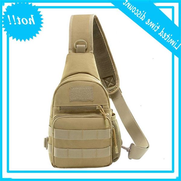 Men Sack Camouflage Style Men&#039;s Walking Climbing Bikes Sport Bag Crossbody Shoulder Leisure Backpack Mochila Breast Packing