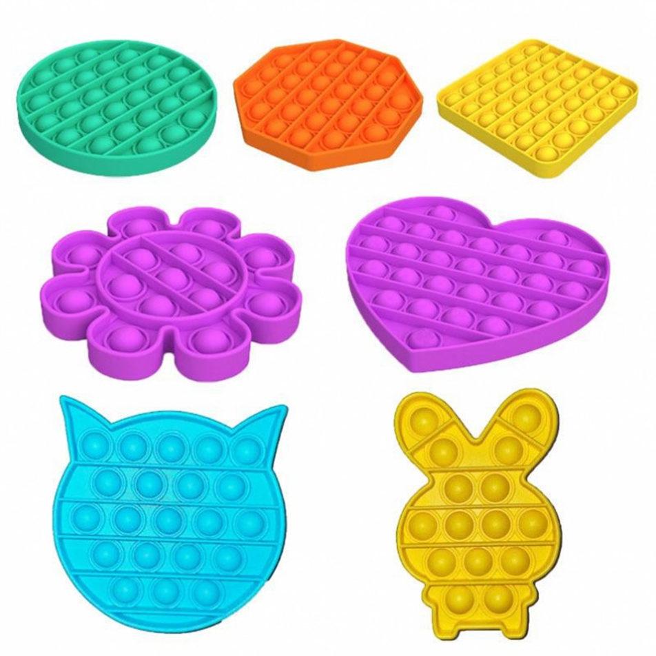 Fidget Toy Sensory Push Bubble Fidget Sensory Toy Decompression Toy Autism Special Needs Anxiety Stress Reliever for Kids Adults