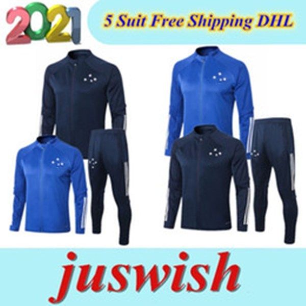 2020 2021 Cruzeiro mens jacket tracksuits soccer jersey Cruzeiro FRED ROBINHO THIAGO NEVES survÃªtement football training