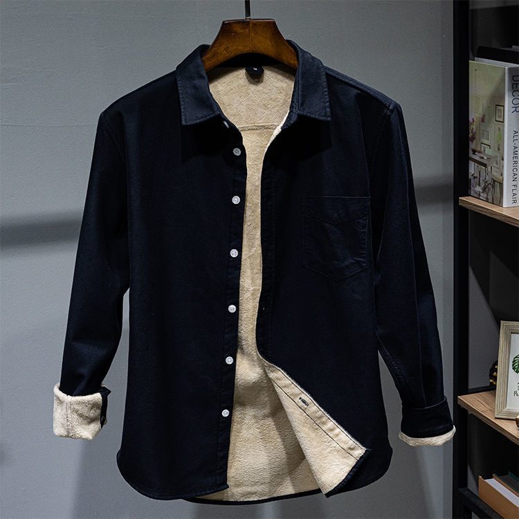 Autumn 2021 Men&#039;s New Winter Thin Bundled Long Sleeve Shirts Fashion Youth Clothing IK8Q