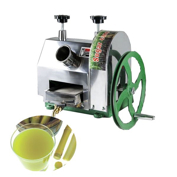 CE 304 50kg-h Commercial Manual Sugarcane Juicer Sugar Cane Grind Press Machine Extractor Squeezer Handwheel