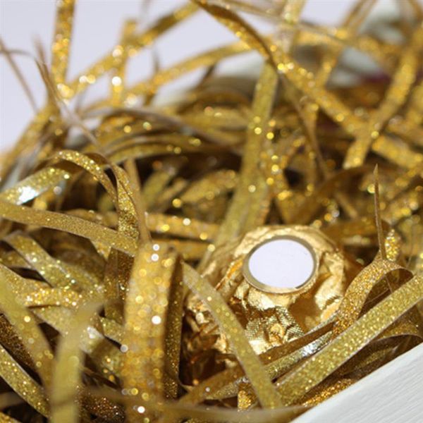 20g-bag Glitter Blush Shredded Tissue Paper Confetti Gift Box Basket Filler for Birthday Wedding Party Favor Packaging Supplies