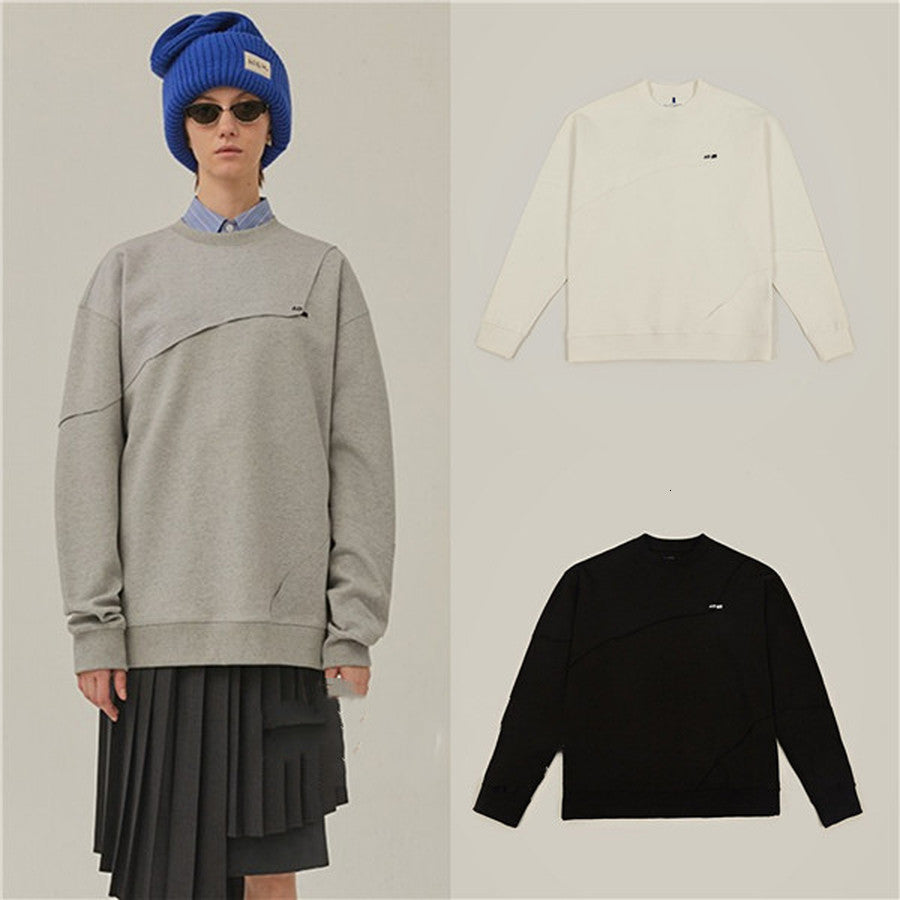 2021 New Error Sewing Crumple Sweatshirts Men Women Adererror Embroidered Ader Hoodie Ep54