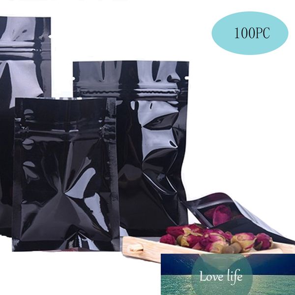 100PC Holographic Smell Proof Bags Resealable Flat Bags Food Storage Cosmetic Packaging Self Sealing Gift Pouch #40