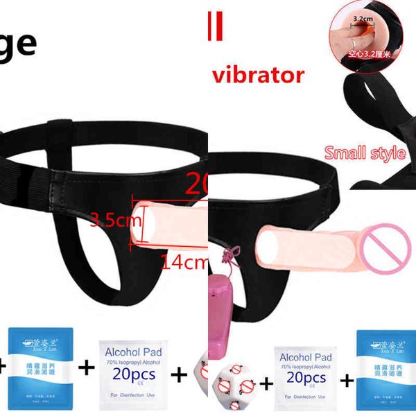 NXY Dildos Double penis Realistic Dildo Strap Women Masturbation Vibrator Games Adult Erotic For Lesbian Shop 1201