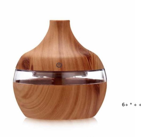 Factory Price Air humidifier usb aroma diffuser mini wood grain ultrasonic atomizer aromatherapy essential oil diffuser by sea RRE12465