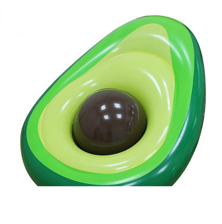 Summer inflatable swimming ring tubes floating fruit Avocado floats beach swim pool mattress pvc air Loungers raft water party toy