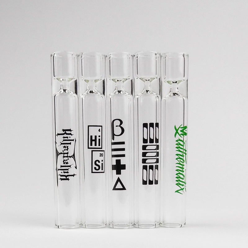 straight tube hand pipe 3inch bats one hitter pipes tobacco dry herb bat 1 hitter glass bowl discreet affordable Durable Little Pipe for Dugouts Smo