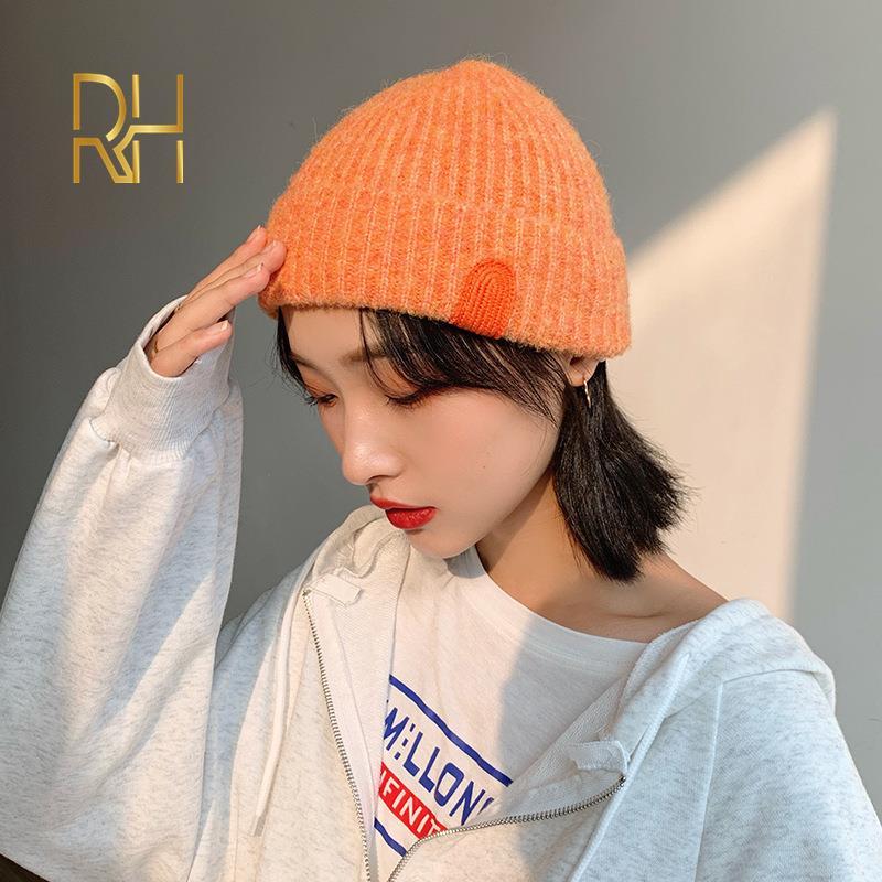 Beanie-Skull Caps Girl Casual Cotton Knitting Beanies Cap Winter Lady Women Warm Hat Knitted Skullies For Outdoor Gorros