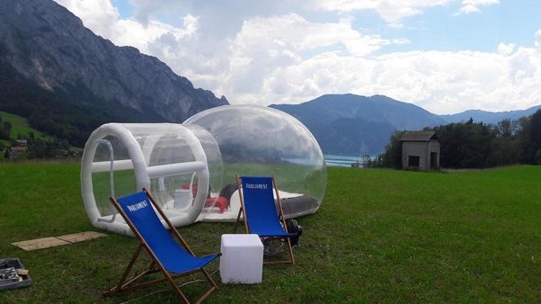 Fast Delivery Inflatable Bubble House For Garden 3m Bubble Hotel Camping Tent Transparent Igloo Tent Bubble Tree Dome Tent igloo