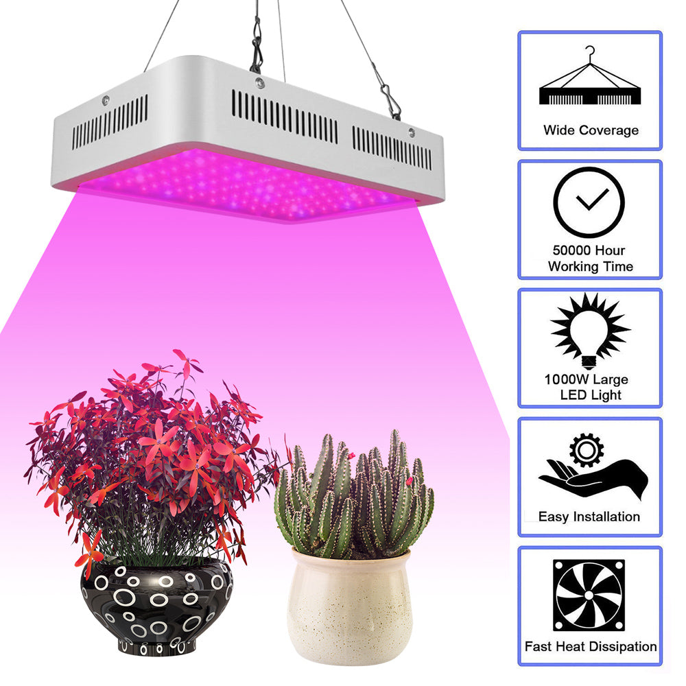 LED Plant Growth Lamp White Dual Chips 1200W led grow light 380-730nm full spectrum led grow lights