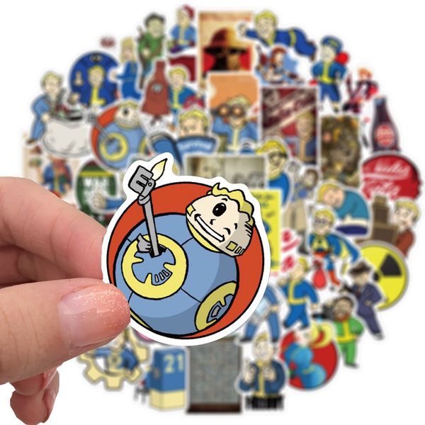 50 PCS waterproof Car Stickers Popular out Game For Skateboard Laptop Helmet Pad Bicycle Bike Motorcycle PS4 Notebook Guitar PVC Fridge Deca