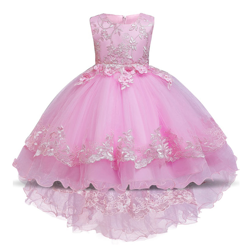 Fancy 4- 10 Years Baby Girls Dress Long Sleeves Kids Dresses For Girls Princess Dress For Autumn Winter Wear Vestido Infantil